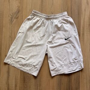 Nike Men's Athletic White Shorts